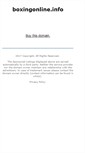 Mobile Screenshot of boxingonline.info